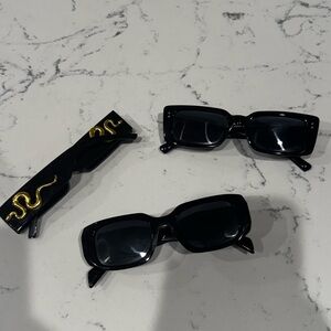 Black Sunglasses Set